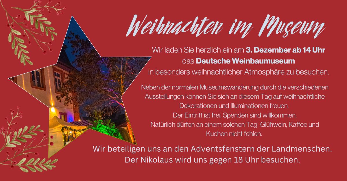 Weihnachten im Deutschen Weinbaumuseum 2022
